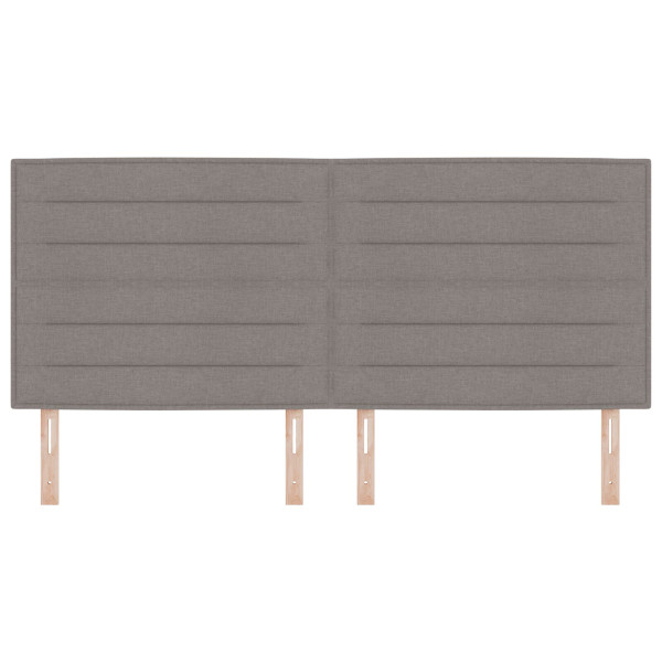 Cabeceira Design Linhas Taupe 200 cm Tecido M 4