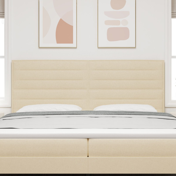 Cabeceira Design Lines Creme 200 cm Tecido M 3