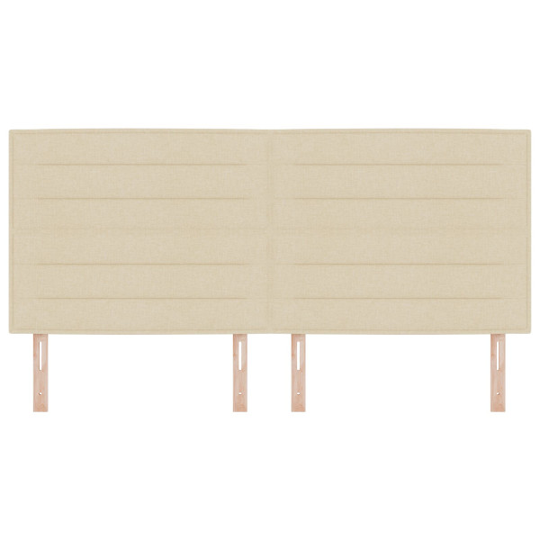 cabecero  Diseño Lineas Crema 200 cm Tela M 4