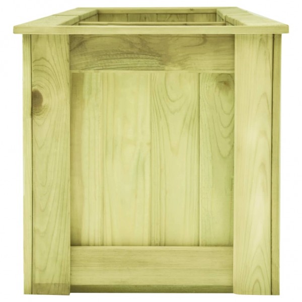 Arriate de madera de pino impregnada 196x50x50 cm M 3