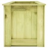 Arriate de madera de pino impregnada 196x50x50 cm 3