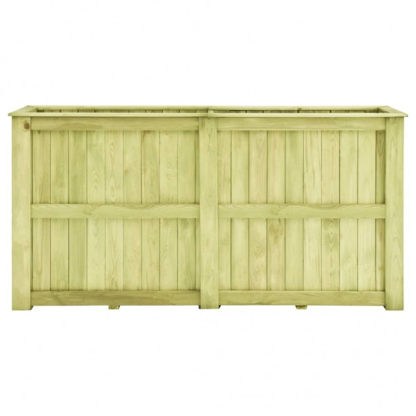 Arriate de madera de pino impregnada 196x50x100 cm M 2