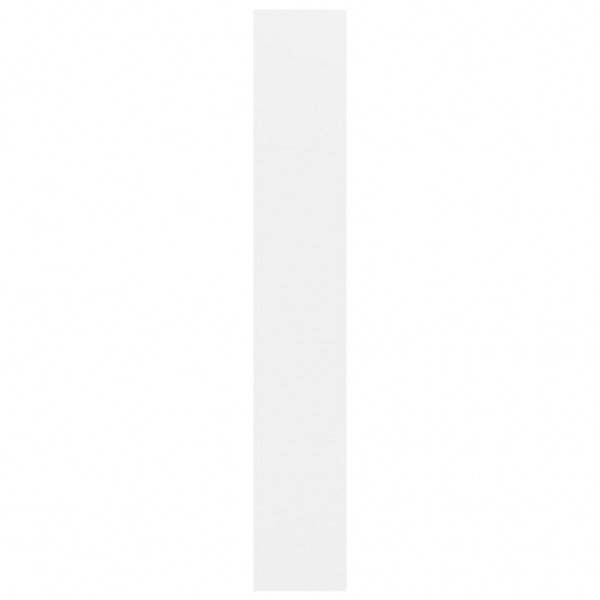 Estante com 5 prateleiras derivados de madeira branco M 5