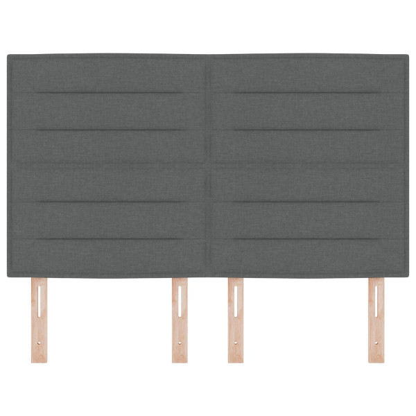 Cabeceira Design Linha Cinza Escuro 160 cm Tecido M 4