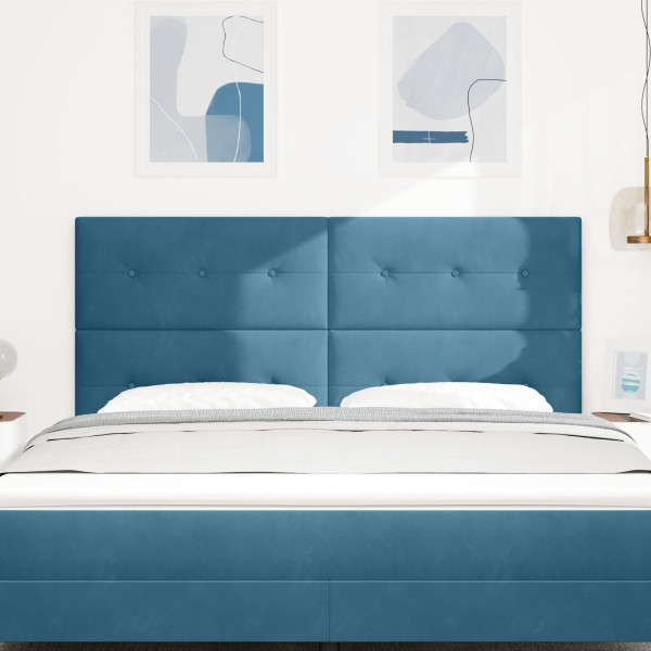 Cabecero  Azul Oscuro 180 cm Terciopelo M 3