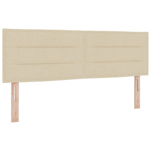 Cabeceira Design de Linhas Creme 80 cm Tecido H