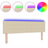 Cabeceira Design de Linhas Creme 80 cm Tecido 3