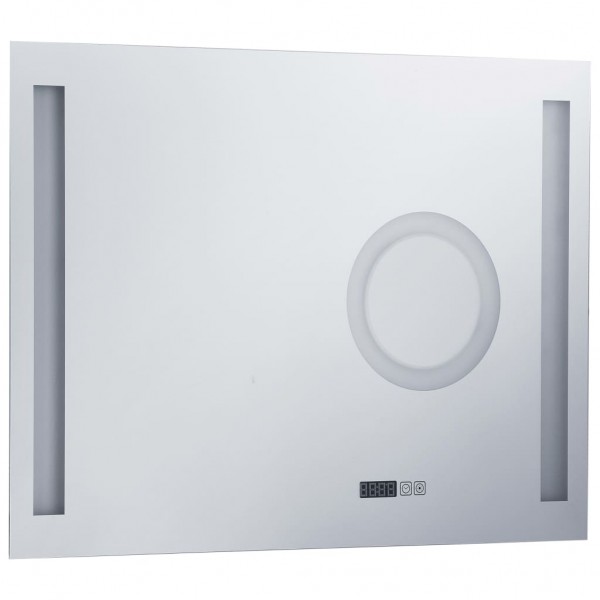 Espejo de pared de baño con LED y sensor táctil 80x60 cm M 2