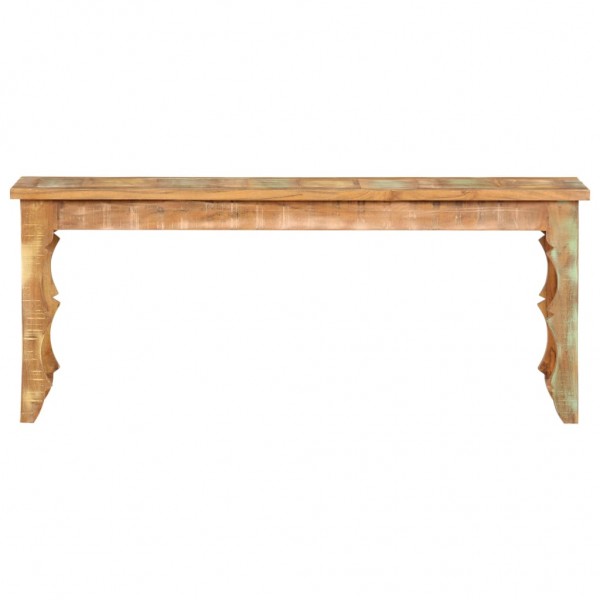 Banco de madera maciza reciclada 110x35x45 cm M 2