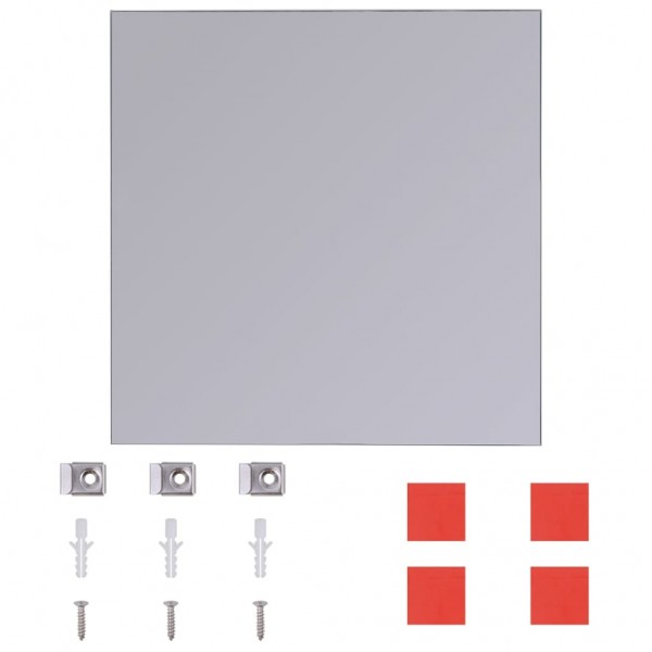 Azulejos de espejo sin marco vidrio 20.5 cm 16 unidades M 5