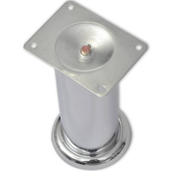 Patas de sofá 8 unidades redondas cromadas 180 mm M 3