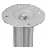 Pernas de mesa telescópicas 4 pcs 710-1100 mm níquel escovado 4