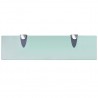 Prateleiras flutuantes 2 pcs vidro 40x10 cm 8 mm 4