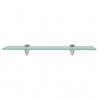 Prateleiras flutuantes 2 pcs vidro 50x10 cm 8 mm 3