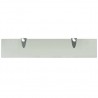 Prateleiras flutuantes 2 pcs vidro 50x10 cm 8 mm 3