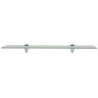 Prateleiras flutuantes 2 pcs vidro 60x10 cm 8 mm 3