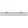 Prateleiras flutuantes 2 pcs vidro 70x10 cm 8 mm 4