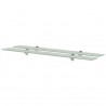 Prateleiras flutuantes 2 pcs vidro 90x10 cm 8 mm 1