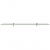 Prateleiras flutuantes 2 pcs vidro 90x10 cm 8 mm 3