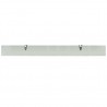 Prateleiras flutuantes 2 pcs vidro 100x10 cm 8 mm 4