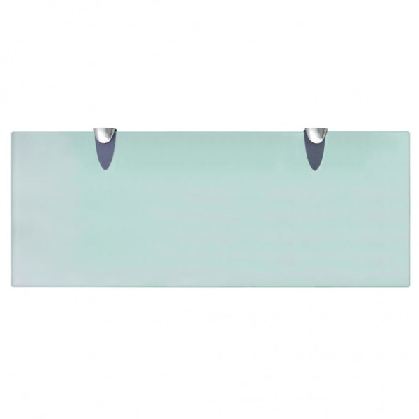Prateleiras flutuantes 2 pcs vidro 50x20 cm 8 mm M 4