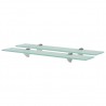 Prateleiras flutuantes 2 pcs vidro 60x20 cm 8 mm 1