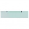 Prateleiras flutuantes 2 pcs vidro 80x20 cm 8 mm 4