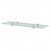 Prateleiras flutuantes 2 pcs vidro 90x20 cm 8 mm 1