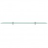 Prateleiras flutuantes 2 pcs vidro 100x20 cm 8 mm 3