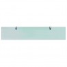 Prateleiras flutuantes 2 pcs vidro 100x20 cm 8 mm 4