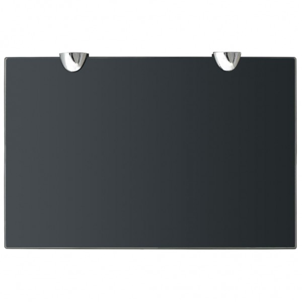 Prateleiras flutuantes 2 pcs vidro 30x20 cm 8 mm M 4