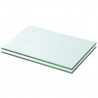 Prateleiras 2 pcs 20x25 cm vidro transparente 1