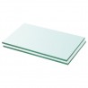Prateleiras 2 pcs 30x12 cm vidro transparente 1