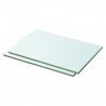 Prateleiras 2 pcs 30x15 cm vidro transparente 1
