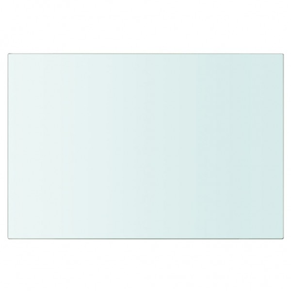 Estantes 2 unidades panel de vidrio transparente 30x15 cm M 3