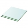 Prateleiras 2 pcs 30x25 cm vidro transparente 1