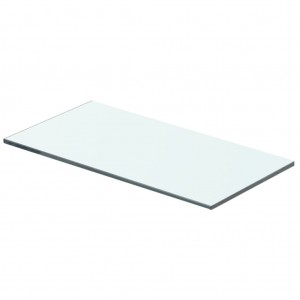 Prateleiras 2 pcs 40x15 cm vidro transparente H