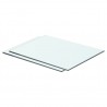 Prateleiras 2 pcs 40x25 cm vidro transparente 1