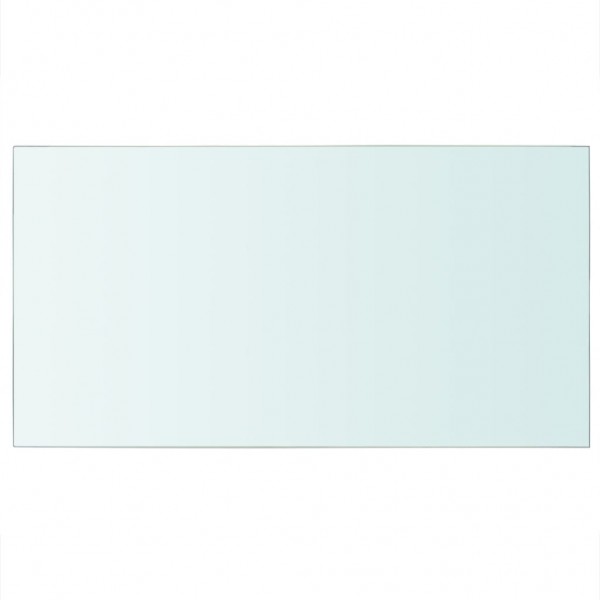 Estantes 2 unidades panel de vidrio transparente 40x25 cm M 3