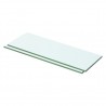 Prateleiras 2 pcs 50x12 cm vidro transparente 1