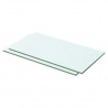 Prateleiras 2 pcs 50x20 cm vidro transparente 1