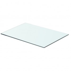 Prateleiras 2 pcs 50x30 cm vidro transparente H