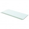 Prateleiras 2 pcs 60x20 cm vidro transparente 1
