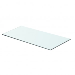 Prateleiras 2 pcs 60x25 cm vidro transparente H