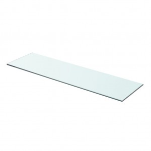 Prateleiras 2 pcs 70x20 cm vidro transparente H