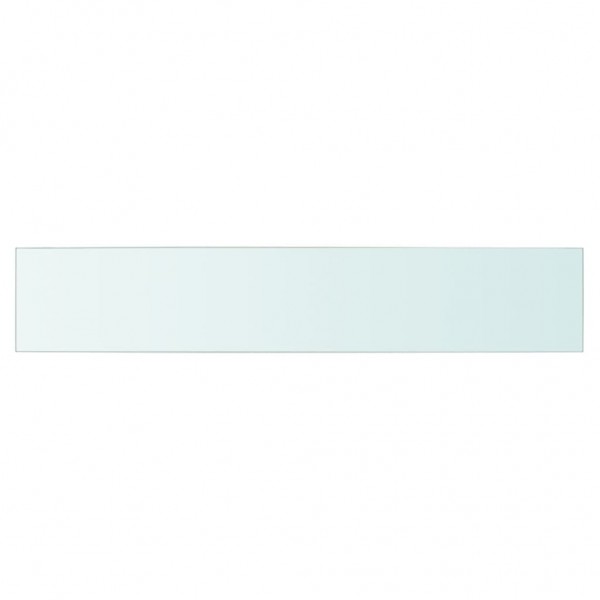 Prateleiras 2 pcs 80x15 cm vidro transparente M 3