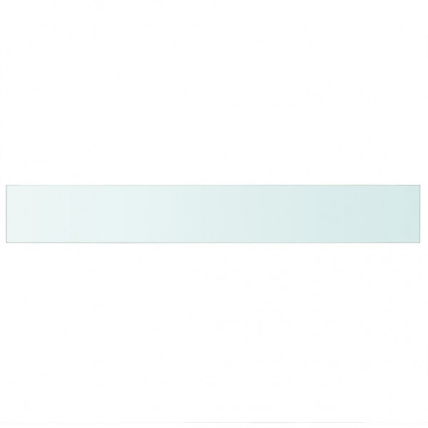 Estantes 2 unidades panel de vidrio transparente 90x12 cm M 3