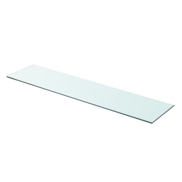 Prateleiras 2 pcs 90x20 cm vidro transparente M 2