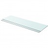 Prateleiras 2 pcs 90x25 cm vidro transparente 1