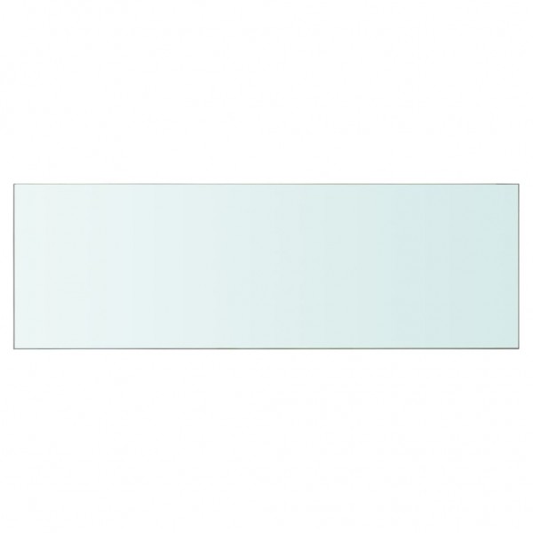 Estantes 2 unidades panel de vidrio transparente 90x30 cm M 3